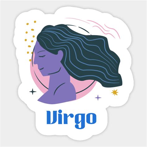 Zodiac Sign Virgo Zodiac Sign Virgo Sticker Teepublic