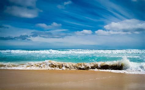 Landscape, Sea, Clouds, Waves, Beach HD wallpaper | Pxfuel