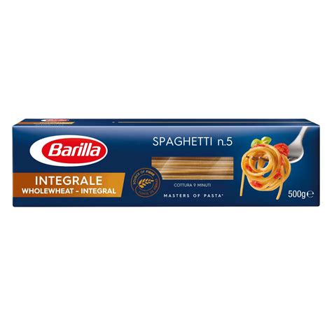 Barilla Spaghetti No 5 Integrali 500g Pasta Noodles Supplier