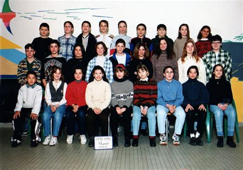 Photo de classe 5 ème E 1995 1996 de 1996 Collège Choiseul Copains d