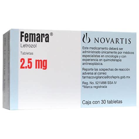 Thuốc Femara 25mg Novartis Hỗ Trợ điều Trị Ung Thư Vú 3 Vỉ X 10 Viên