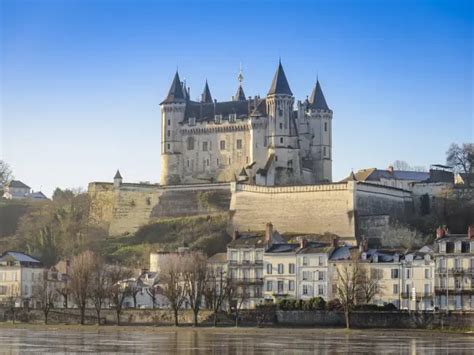 Castle Of Saumur Monument In Saumur