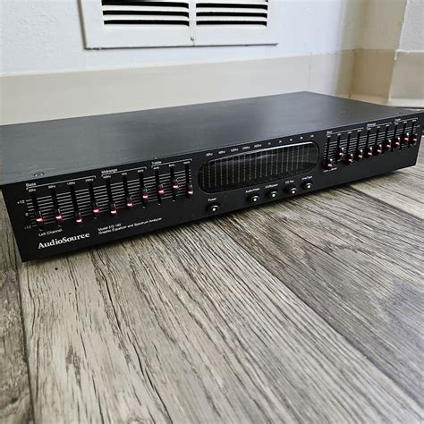 Audiosource Eq 100 Stereo Graphic Equalizer W Spectrum Reverb