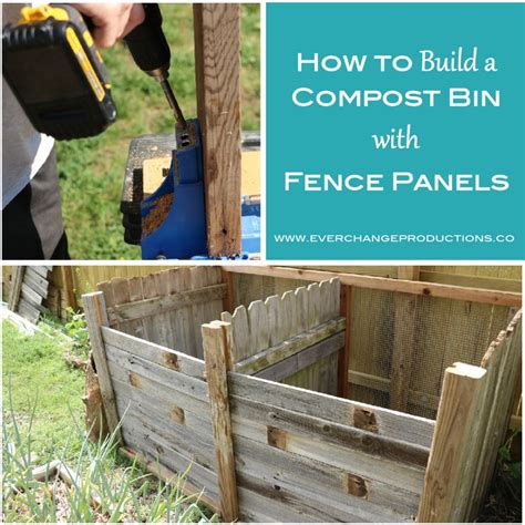 Composting 101 Build Your Own Composter With Repurposed Fence Panels