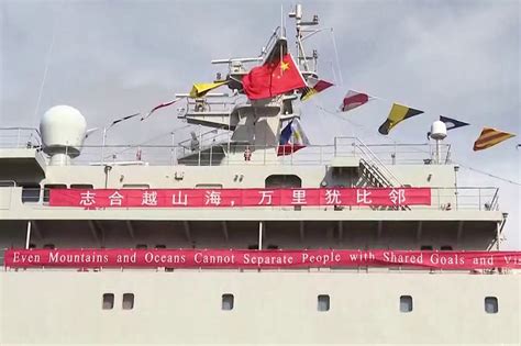 Chinese Navy Training Ship Docks In Manila For Four Day Goodwill Visit