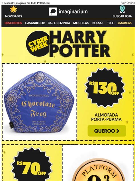 Imaginarium Os Melhor De Harry Potter Na Cyber Week Frete Gr Tis