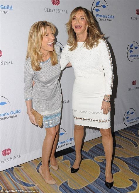 Jaclyn Smith 70 Looking Amazing In Form Fitting Dress At La Luncheon Form Fitting Dress