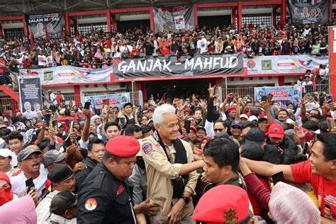 Jelang Akhir Masa Kampanye Pasangan Ganjar Pranowo Mahfud Md Akan