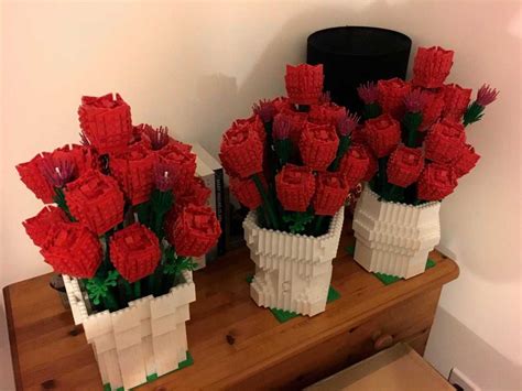 Lego Vases 3 Rose Thistle Lego Vases For The Wedding Lego Wedding