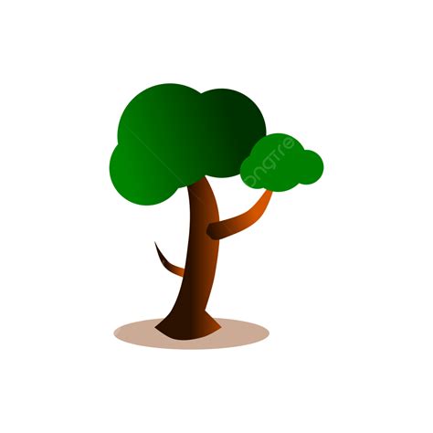 Green Tree Cartoon Vector Natural Green Cartoon Png And Vector W