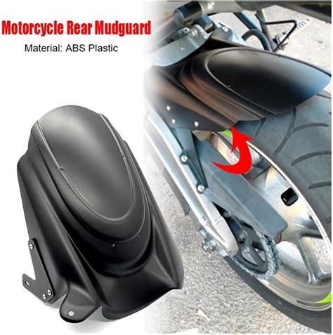 Motorcycle Fender Versys Rear Tire Hugger Fender Mudsling Mudguard