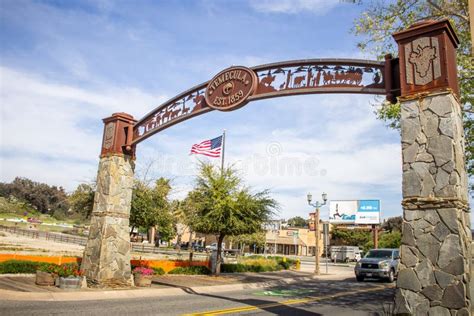 Temecula Downtown Sign Editorial Photo Image Of Town 159484971