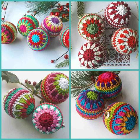 Christmas Baubles Free Crochet Pattern Annie Design Crochet