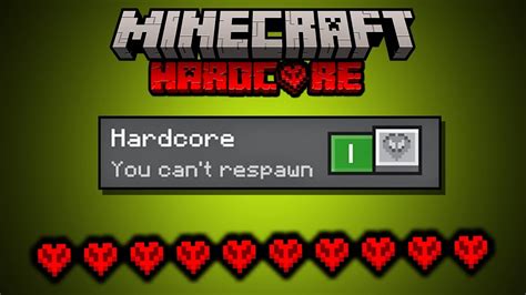 Minecraft Bedrock Hardcore Survival Days Youtube