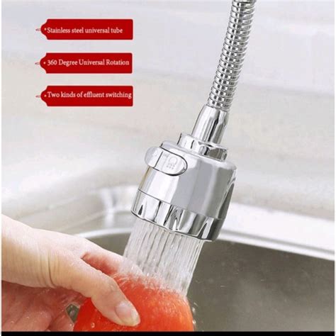 Degree Rotating Kitchen Aerator Faucet Adjustable Dual Mode