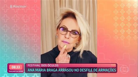 Ana Maria Braga faz cirurgia nos olhos e brinca A máquina usada