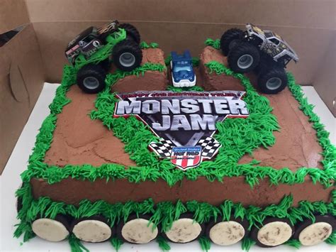 Simplycakes830 Monster Jam Birthday Monster Truck Birthday Cake Monster