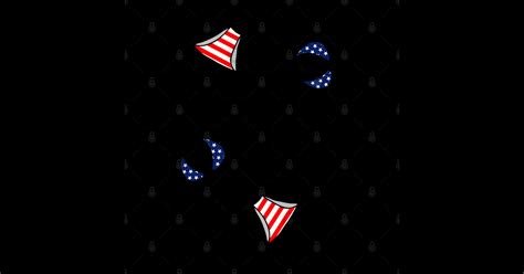 USA American Flag Bikini Print Bikini Sticker TeePublic