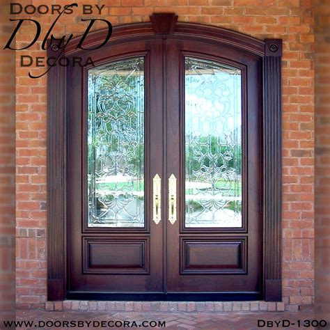 Custom Leaded Glass Door Entry Wood Doors By Decora