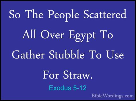 Exodus 5 - Holy Bible English - BibleWordings.com