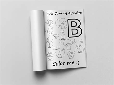 Coloring Page Book for Kids with Alphabet by Anshes on Dribbble