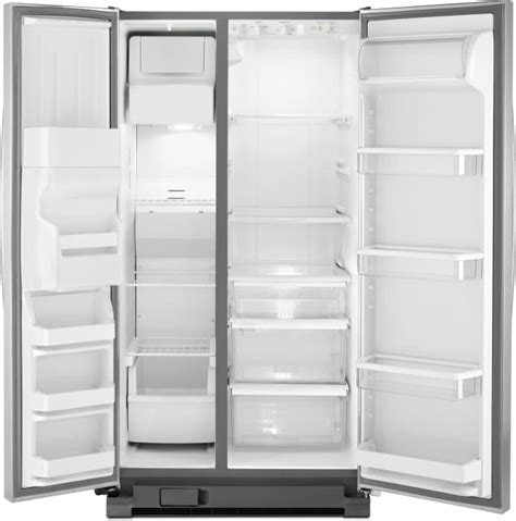 Whirlpool Wrs325fdam 36 Inch Side By Side Refrigerator With Spillguard™ Shelves Everydrop