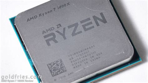 AMD Ryzen 7 1800X Review – goldfries