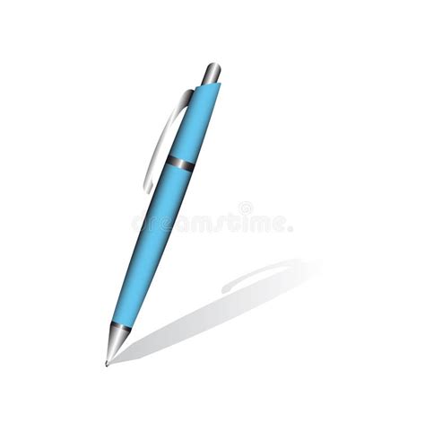 Pen Stock Vector Illustration Of Silver Full Personal 23524062