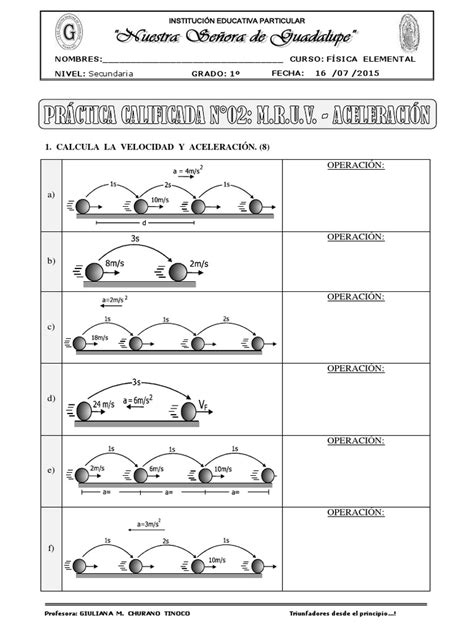 PDF Practica De Mruv 1 Secundaria DOKUMEN TIPS