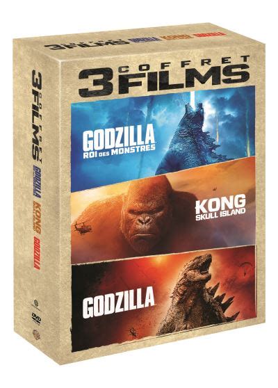 Godzilla Coffret Godzilla Godzilla 2 Roi Des Monstres Et Kong Skull