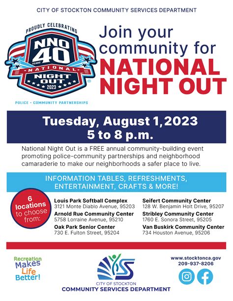 NATIONAL NIGHT OUT Health Plan Of San Joaquin