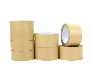 Custom Printed Brown Water Activated Kraft Paper Tape Biodegradable