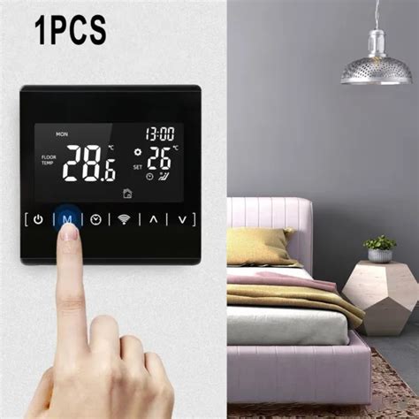 THERMOSTAT PROGRAMMABLE POUR Chauffage Au Sol Cran LCD 16A 230V Contr