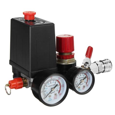 Air Compressors Home And Garden 90 125psi Air Compressor Pressure Switch Control Valve Manifold