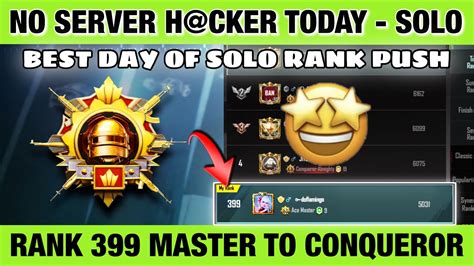 🇮🇳day 21 Rank 399 To Solo Conqueror How To Survive Top 10 Every