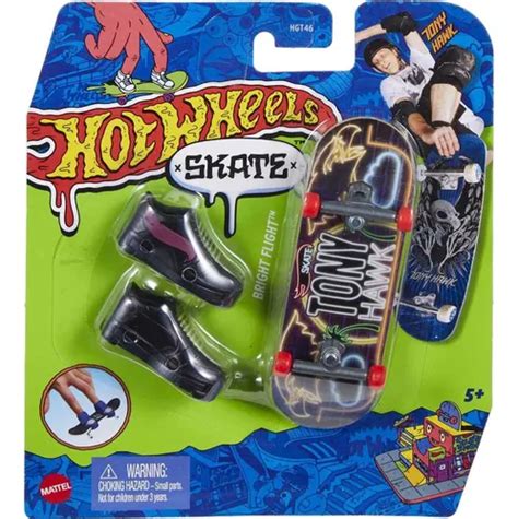 Hot Wheels Skate Patineta Tenis Tony Hawk Bright Flight Mercadolibre