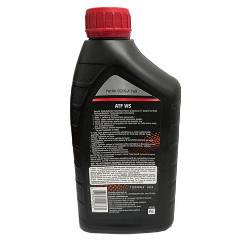 Quart Genuine Toyota Atf Ws Automatic Transmission Oil Fluid Oem