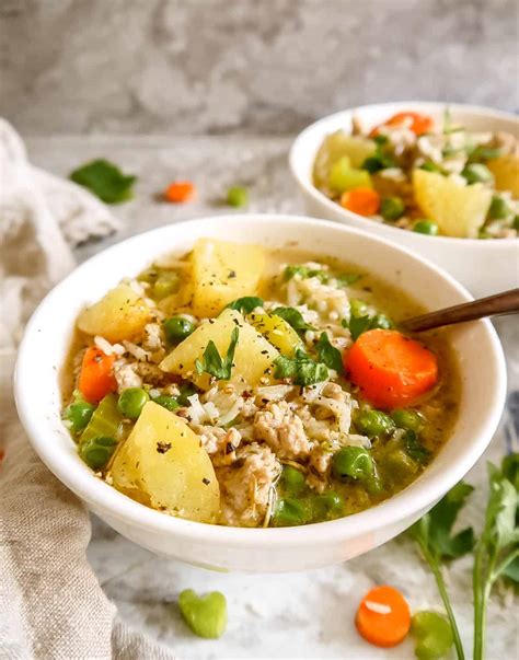 Easy Ground Turkey Soup With Rice Perchance To Cook