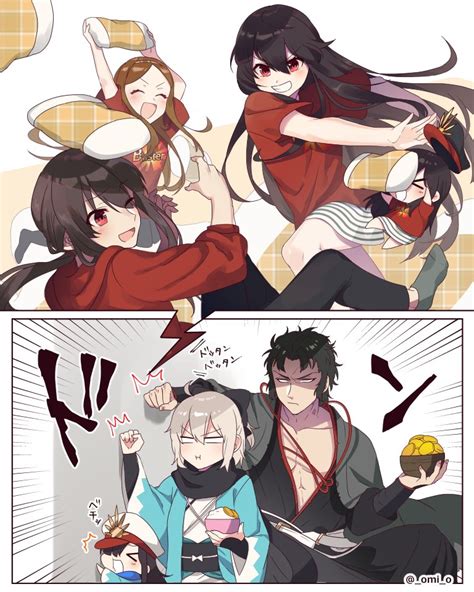 Okita Souji Okita Souji Oda Nobunaga Oda Nobukatsu Hijikata Toshizou And 4 More Fate And 1