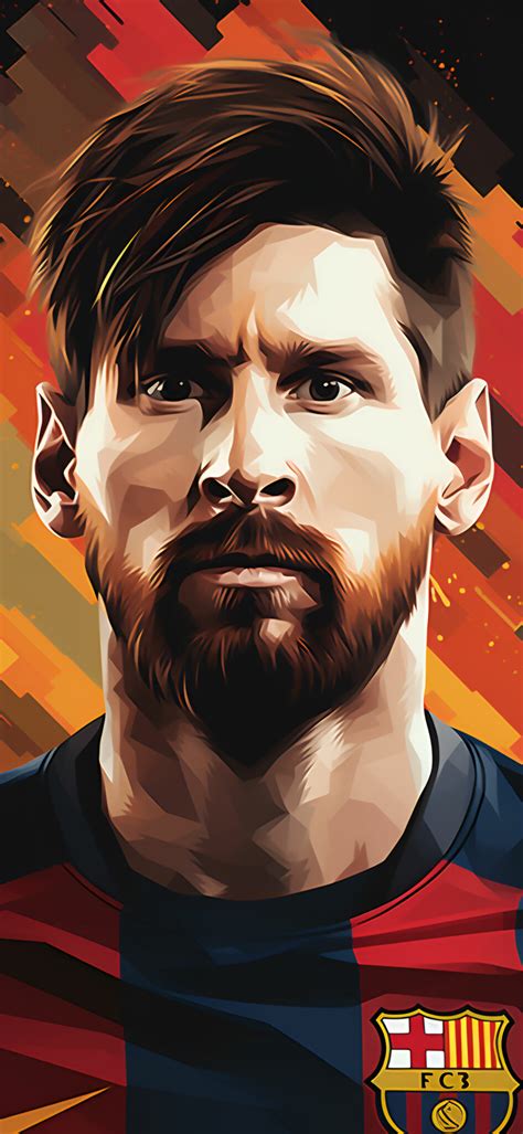 Serious Lionel Messi Art Wallpaper Messi Wallpapers For Iphone 4k