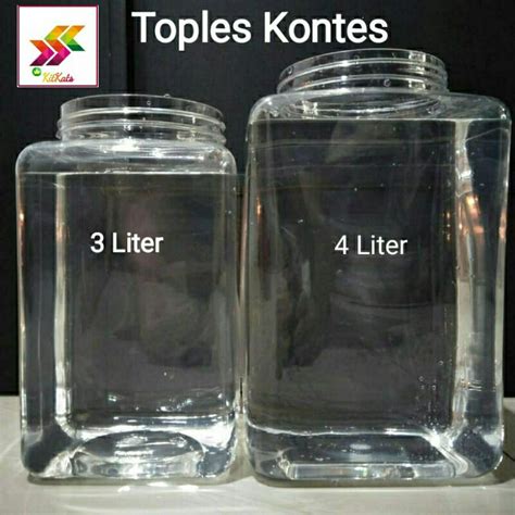 Jual Toples Plastik 3 Dan 4 Ltr Cupang Kotak Shopee Indonesia