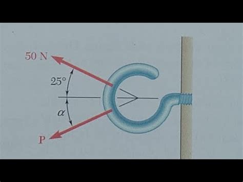 Soluci N Al Problema Se Aplican Dos Fuerzas En El Gancho De Apoyo