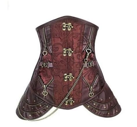 Spiral Steel Boned Clothing Gothic Steampunk Underbust Corset Sexy