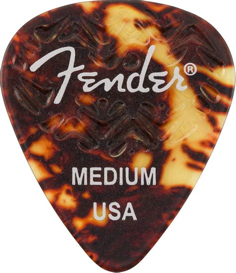 Amazon Fender Wavelength Tortoise Shell Guitar Picks