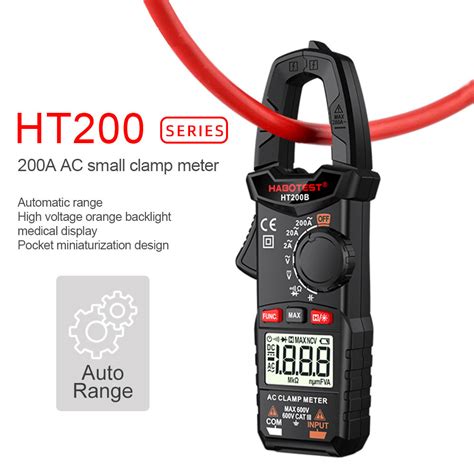 Habotest Ht Ht Digital Clamp Meter V V Ac Dc Counts