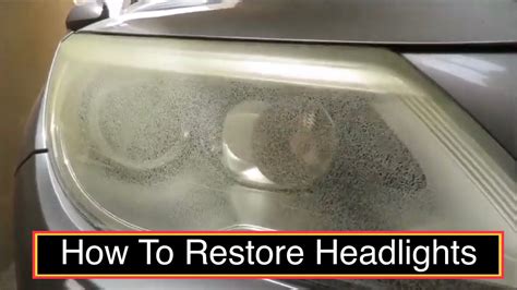 How To Restore Headlights On Correct Way At Home Youtube