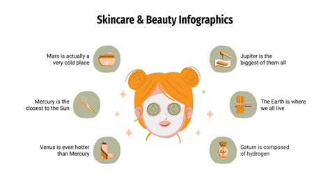 Skincare Beauty Infographics Google Slides PPT Template