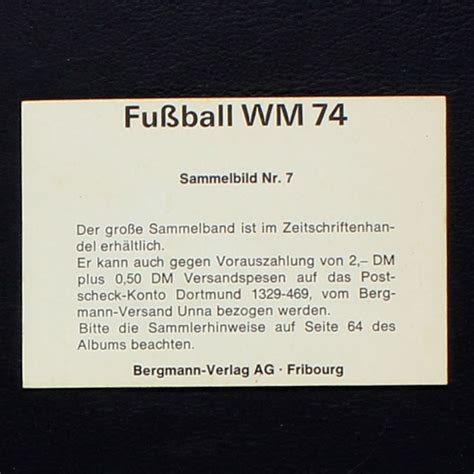 Franz Beckenbauer Bergmann Sticker Fu Ball Wm Sticker Worldwide