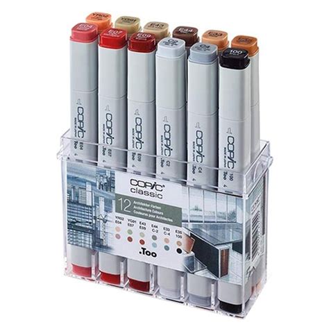 Copic Classic Marker Set Of Architecture Colours Artemiranda