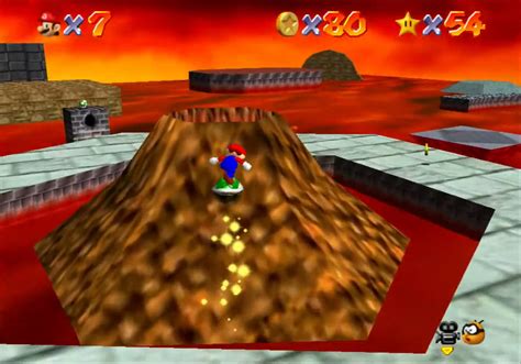 Lethal Lava Land Stars Super Mario 64 Walkthrough